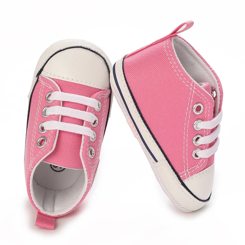Chaussures Bébé Fille Rose Semelle Souple – Ballerines Légères Confortables Premiers Pas Casual
