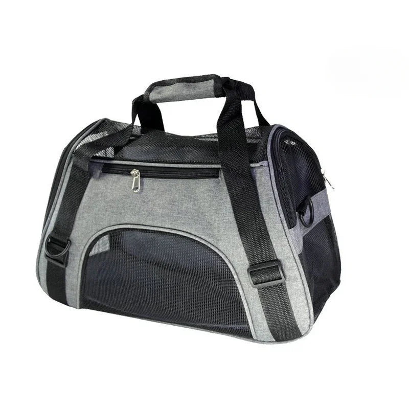 Sac Transport Chat & Chien Portable Mesh Respirant Pliable – Sac à Main Voyage Petite Race | Transport Animaux de Compagnie