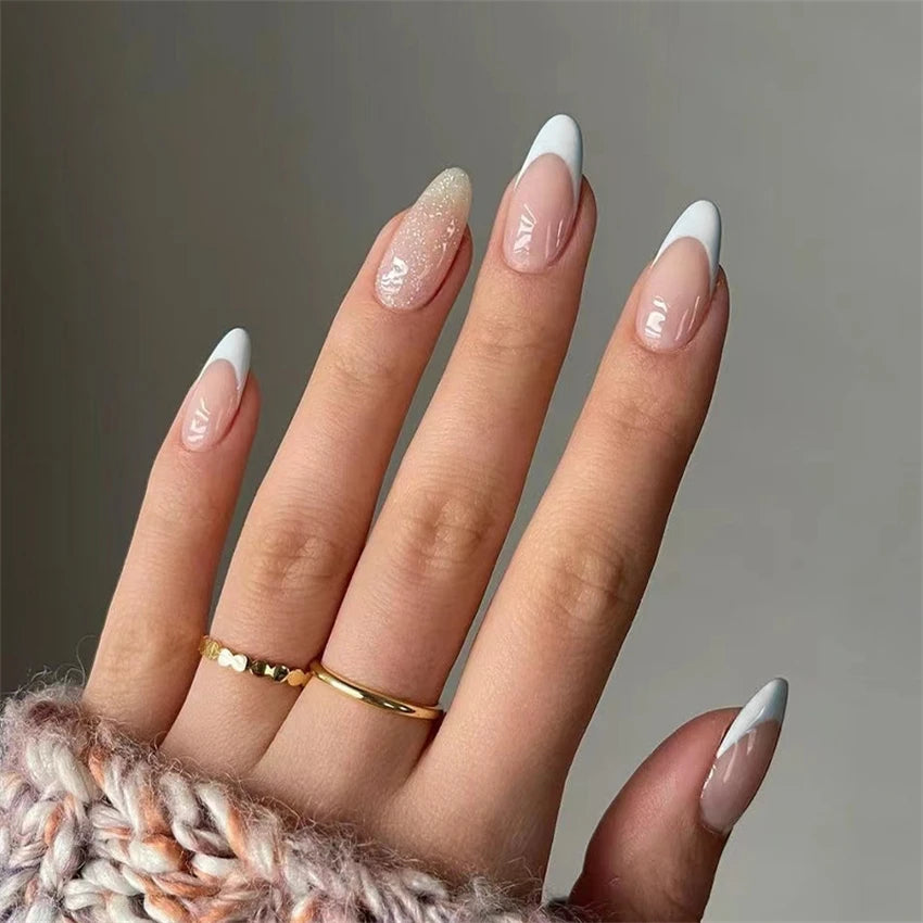 24 Faux Ongles Ballerina & Coffin Amovibles – Manucure Prête à Porter, Forme Amande & Coffin | Décoration Ongles Femme & Fille