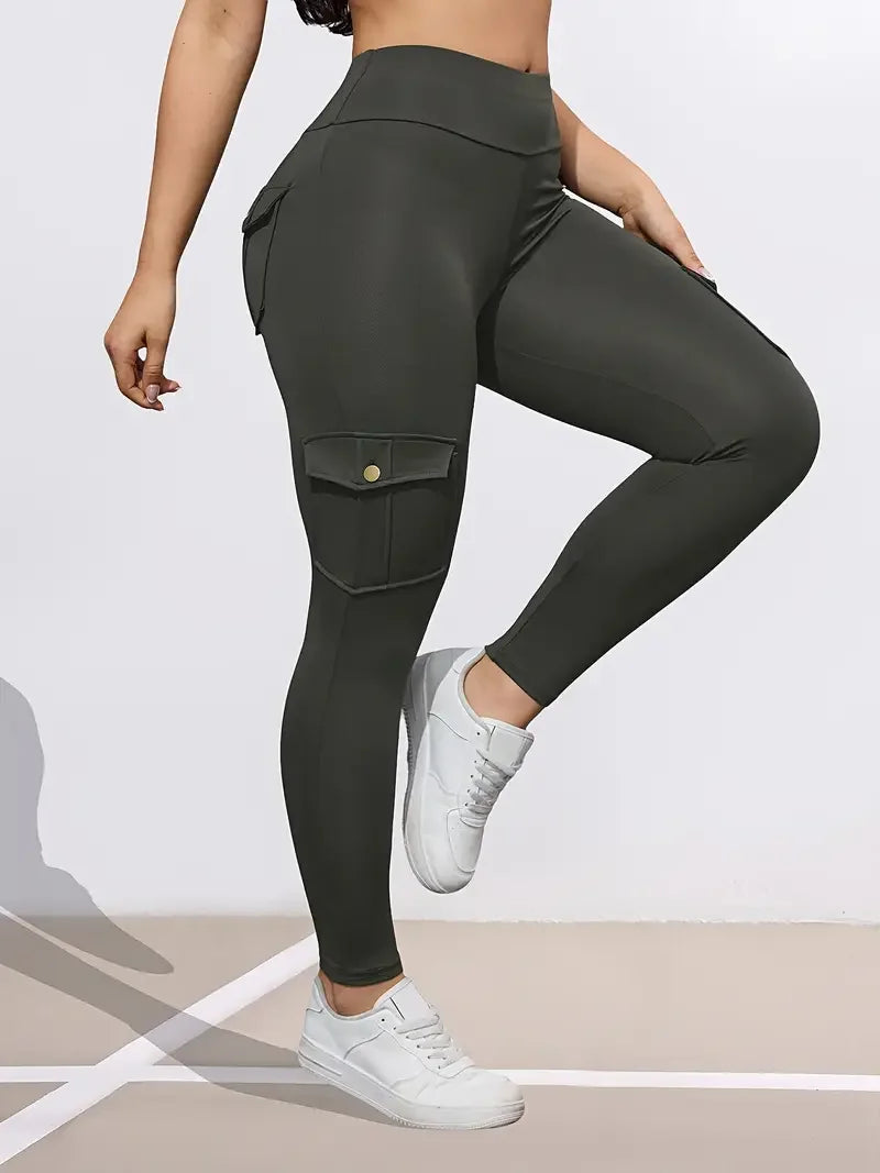 Damen Shaping-Leggings mit Taschen – Push-up-Effekt, Fitness & Streetwear | 1er- oder 3er-Pack