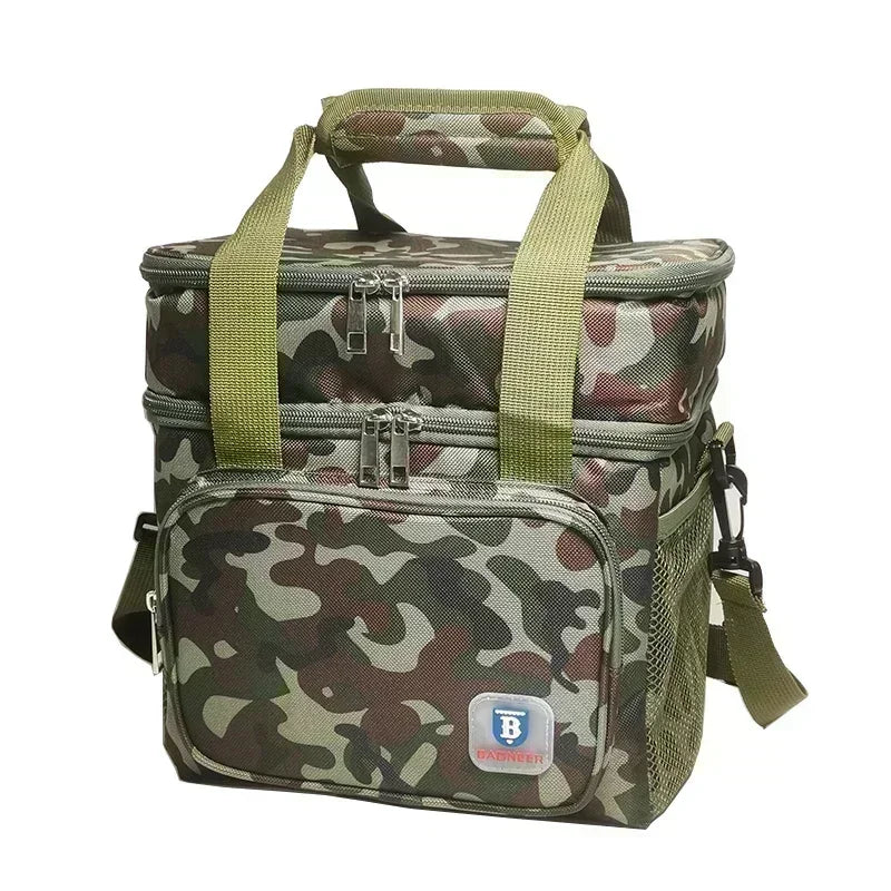 Sac Repas Isotherme – Lunch Bag Pique-Nique Camping Travail École Anti-Fuite Bandoulière