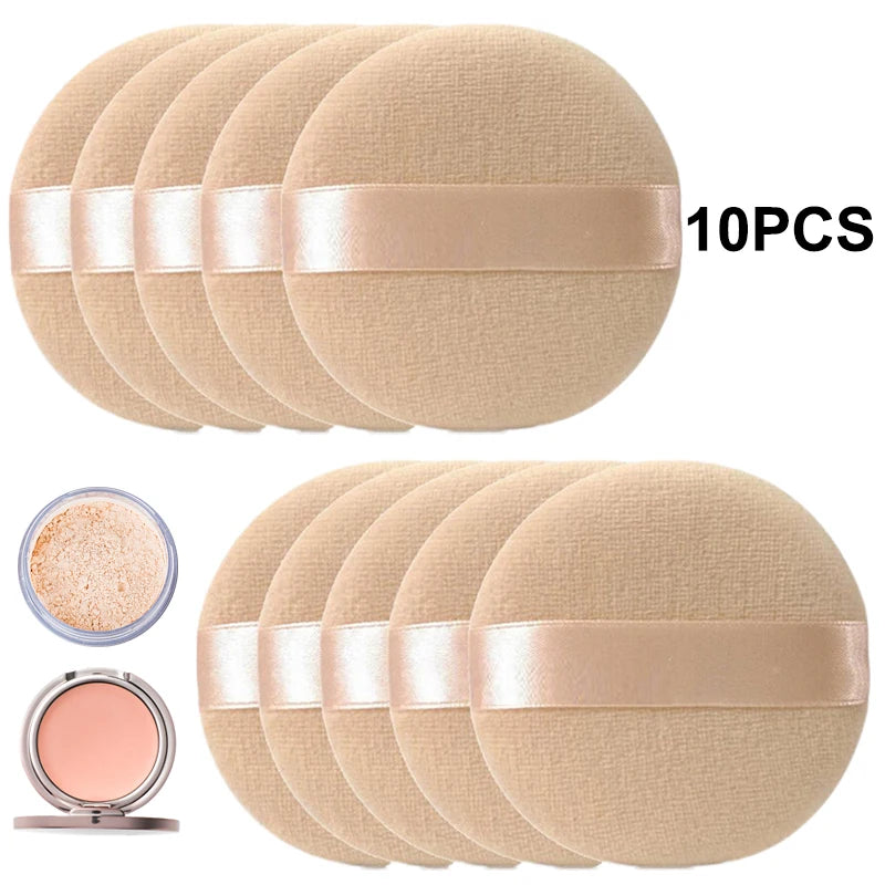 Lot 4 Éponges Maquillage Blender Puff Tendance – Fond de Teint & Poudre | Application Douce & Précise | Accessoire Beauté
