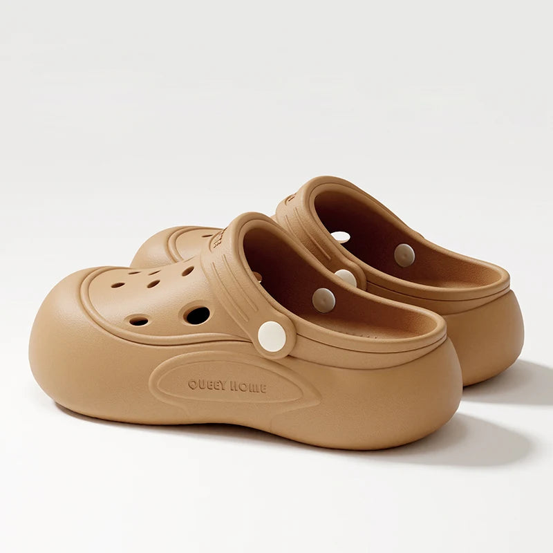 Sandales EVA Trous Plateforme Femme 2025 – Bout Rond Non-Slip Plage Intérieur Extérieur