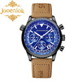 Montre Homme Luxe Chronographe Quartz Cuir – Sport Étanche Lumineux Date Fashion 2025