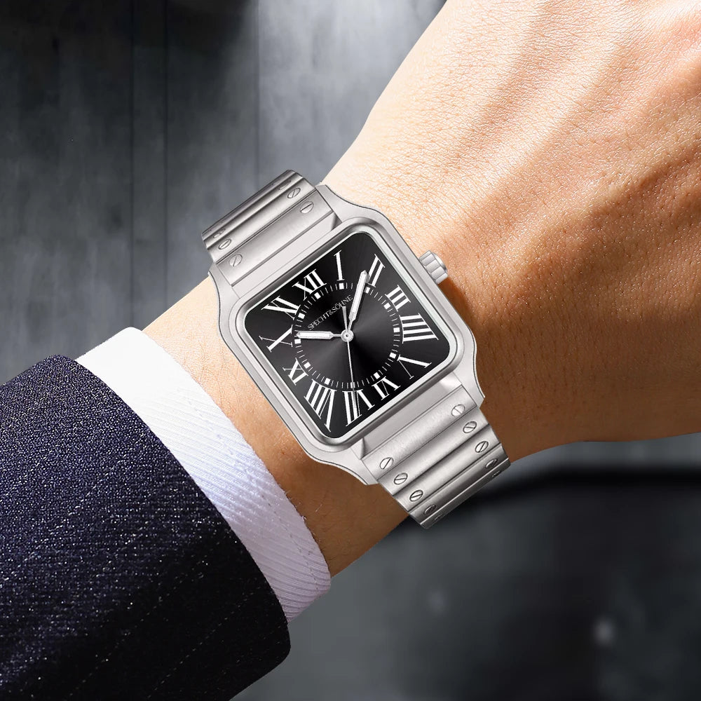 Montre Unisexe Specht & Söhne Luxe 34mm Quartz – Ultra-Fine Saphir Acier Étanche 50M