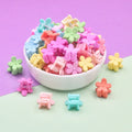Lot 30 Mini Pinces à Cheveux Fille – Barrettes Colorées Cartoon Lapin Fleur Étoile Couronne Bébé Enfant