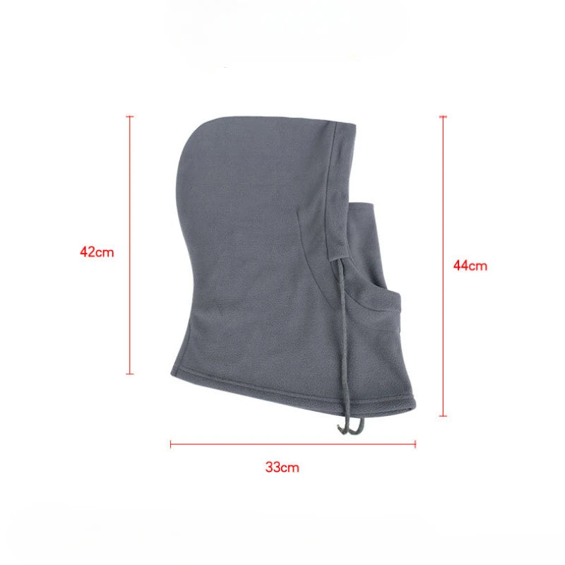 Cagoule Polaire Adulte 3-en-1 - Masque, Tour de Cou & Bonnet Coupe-Vent