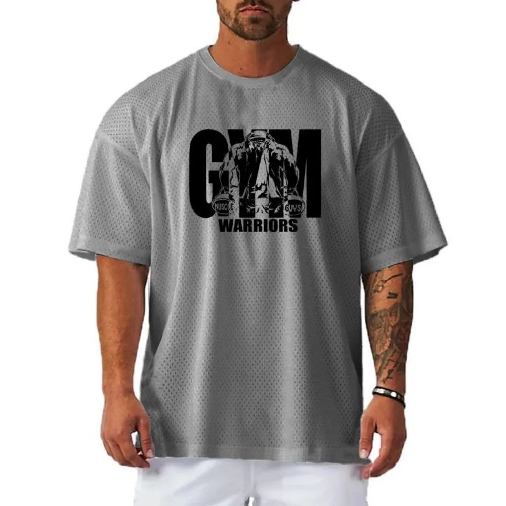 Herren Sport T-Shirt Gym Fitness Kurzarm Schnelltrocknend Atmungsaktiv Sommer Casual Fashion Leicht Bequem Leistungsstark – Premium Gym Fitness Sport T-Shirt | Herrenmode Sport Fitness Premium