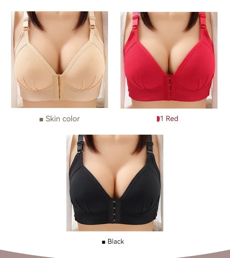 Soutien-Gorge Allaitement Boutons Frontaux Sans Armature – Brassière Maternité Confortable Invisible Femme Enceinte