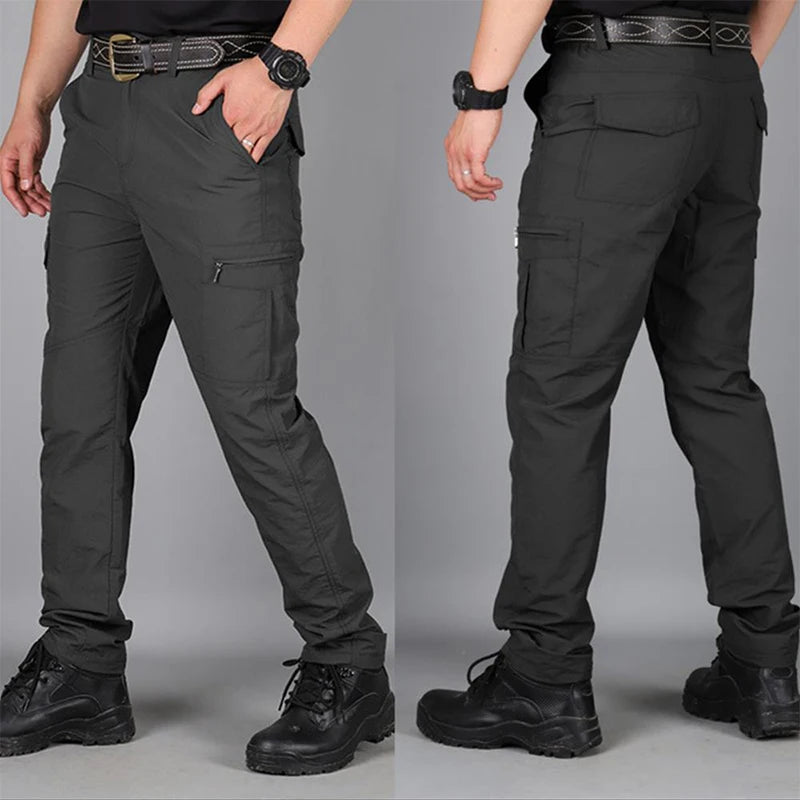 Pantalon Cargo Homme Léger Imperméable Séchage Rapide Tactique Camping Outdoor – Respirant Casual Été | Mode Homme Aventure