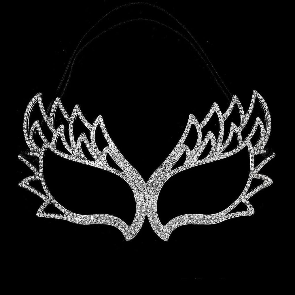 Halbgesichtsmaske Schmetterling Strass - Maskerade, Halloween & Party