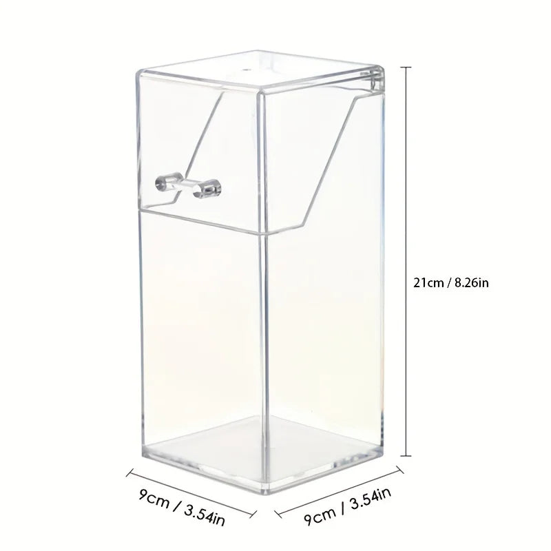 Boîte de Rangement Cosmétiques Acrylique Transparente — Anti-Poussière Grande Capacité
