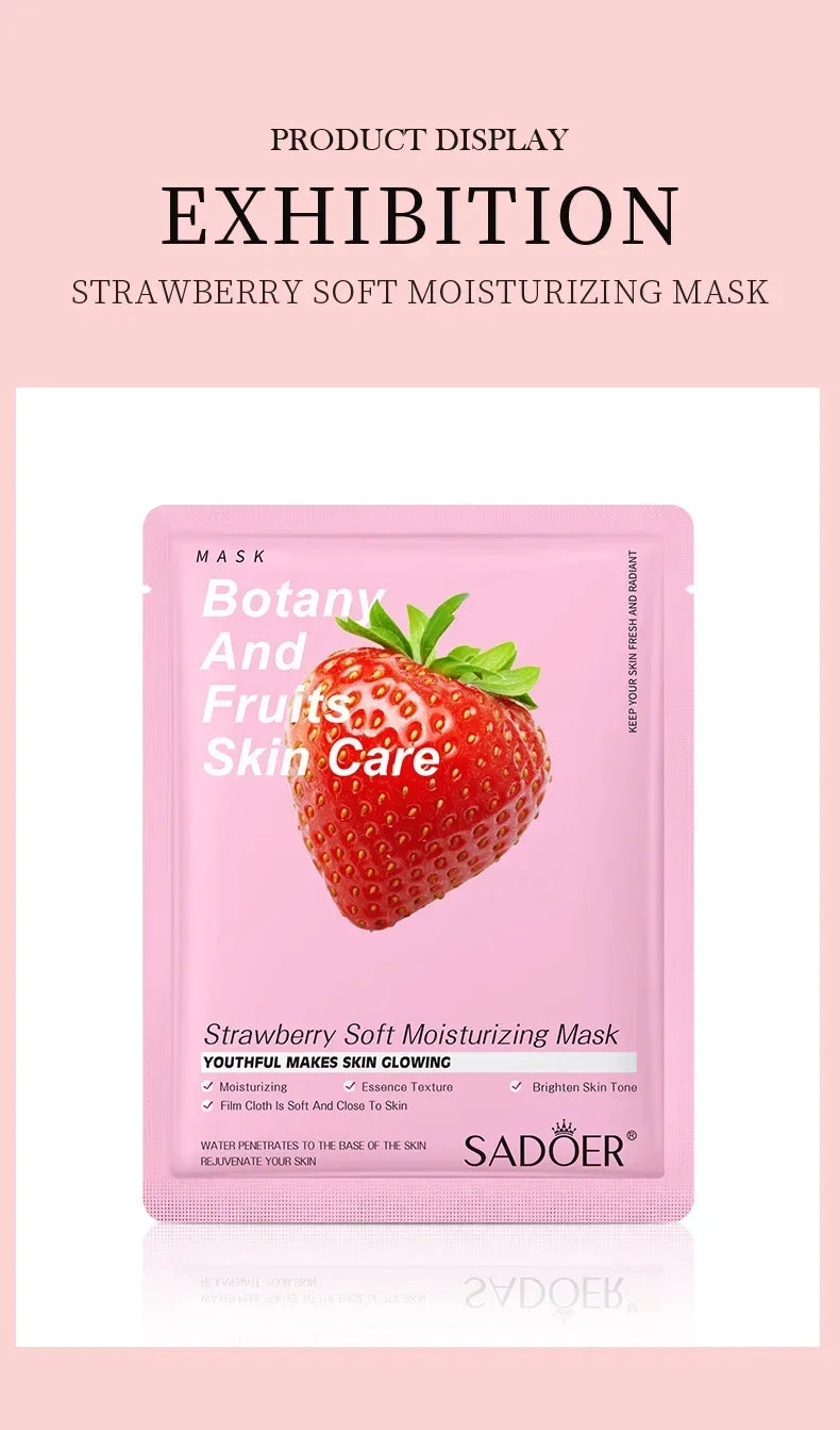 Set 8 Masques Visage Naturels - Hydratation & Fermeté K-Beauty