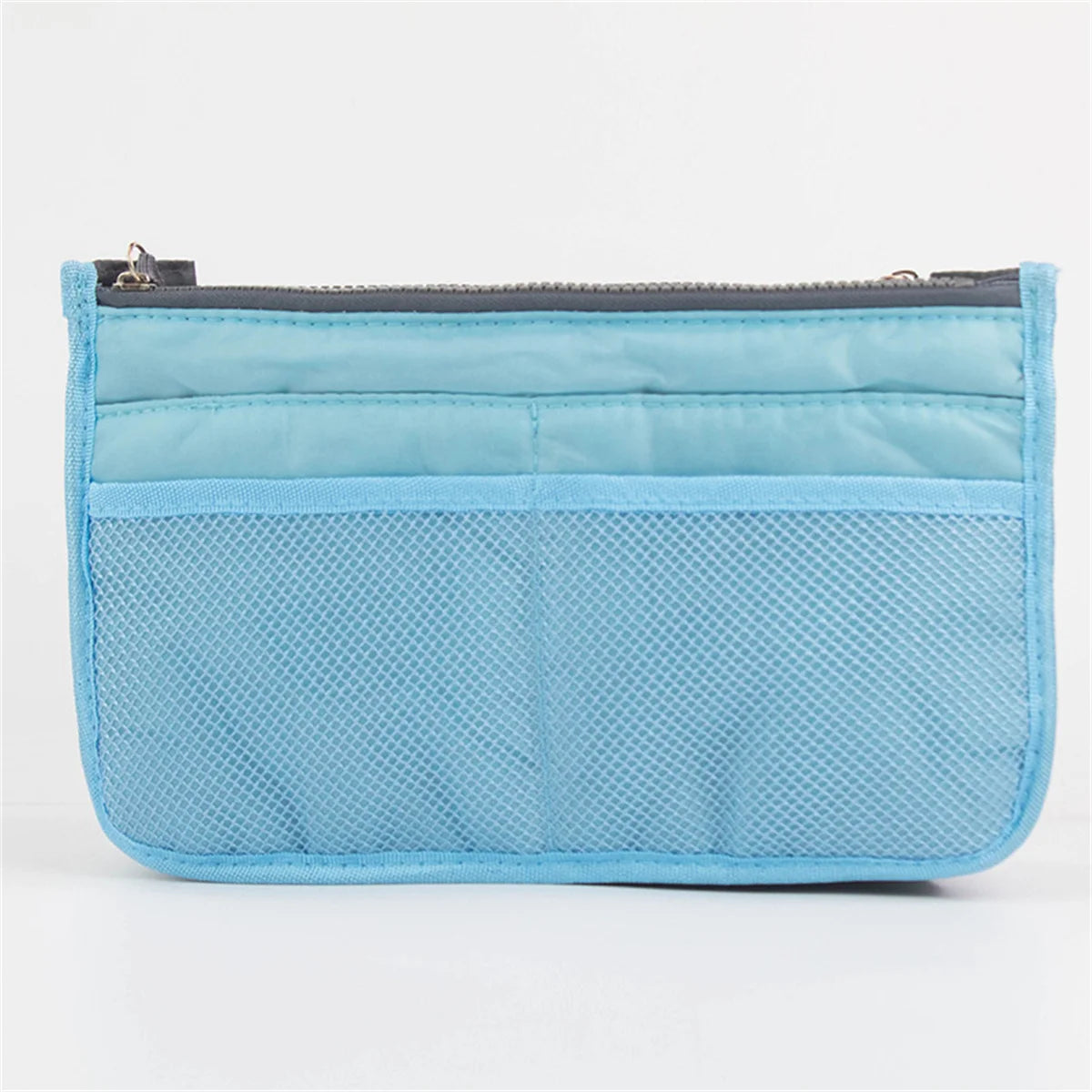 Sac Rangement Bi-Fold Double Zip – Grande Capacité | Organisateur Maquillage & Toilette