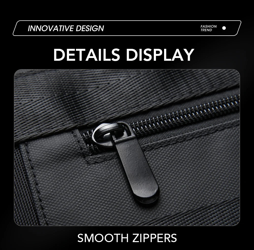 Sac Messenger Homme Laptop Imperméable – Sacoche Business Crossbody Grande Capacité Vélo École