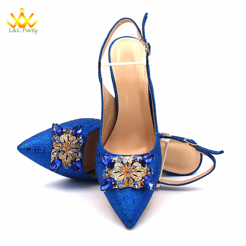 Ensemble Chaussures + Sac Italien Orange Cristal – Pumps Luxe Mariage Fête 2024