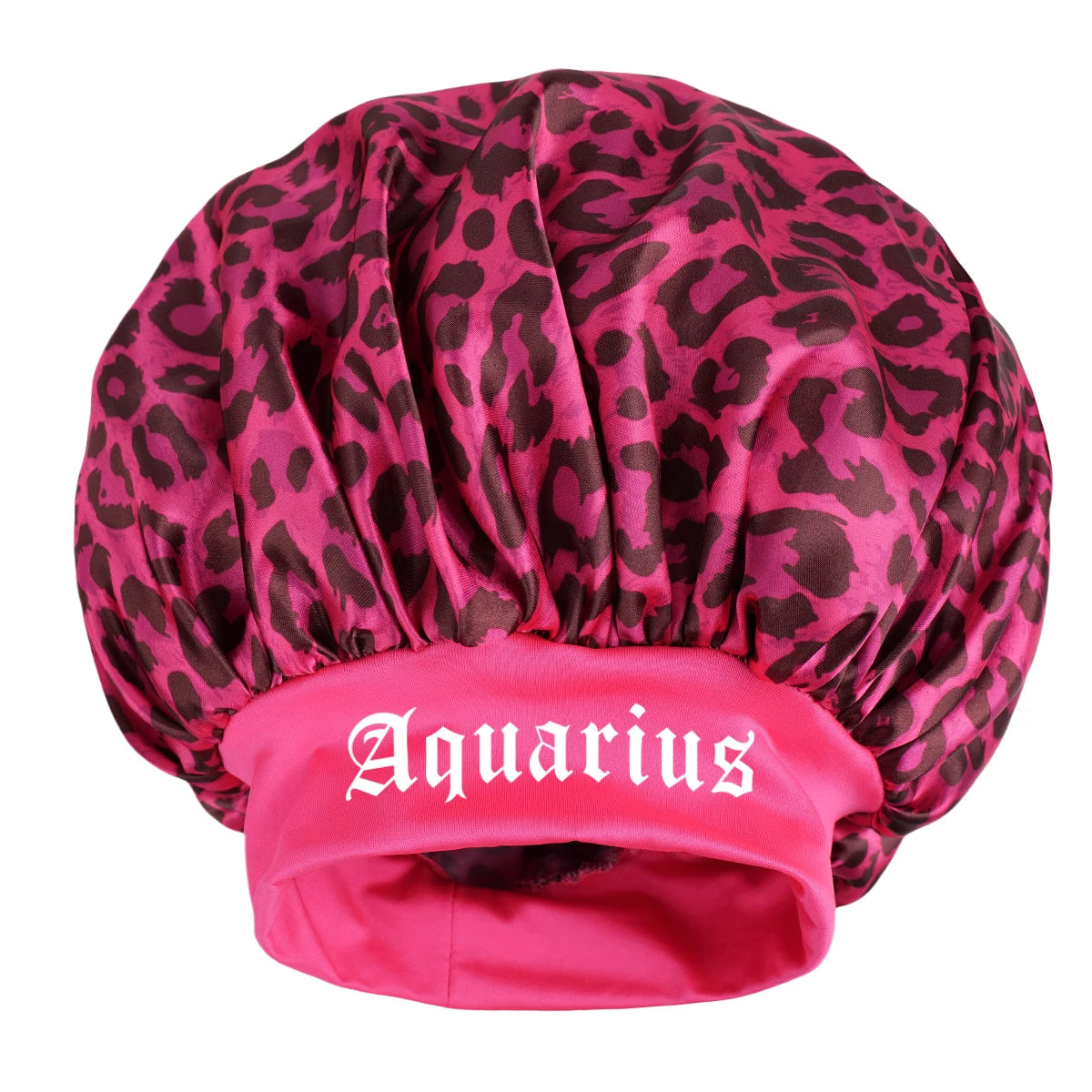Bonnet Satin Nuit Constellation & Léopard – Protection Cheveux & Peau | Réglable | Soin Capillaire & Skincare Nuit Femme
