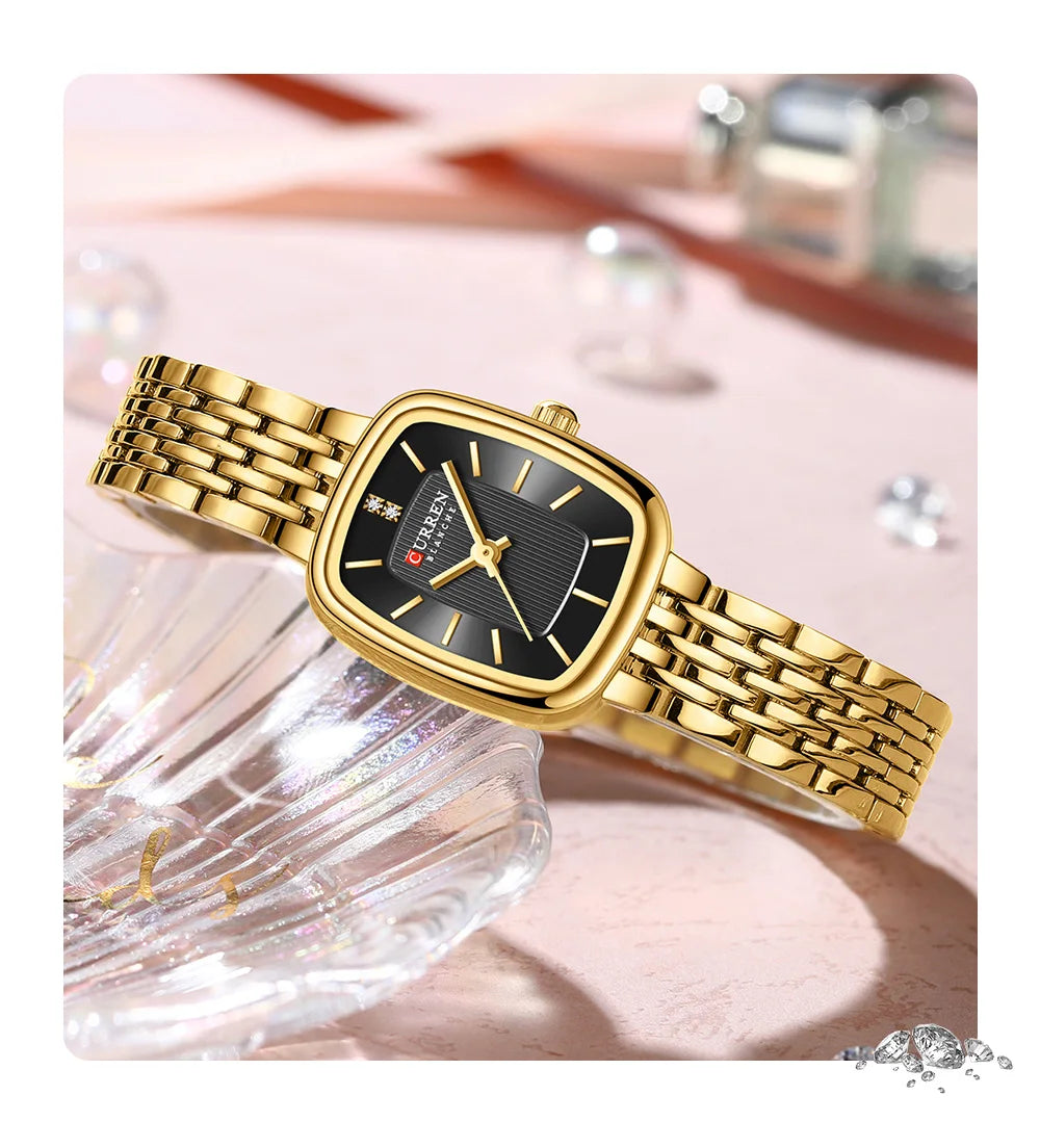 Montre Femme CURREN Dress Fashion Quartz – Bracelet Acier Simple Élégante Intemporelle