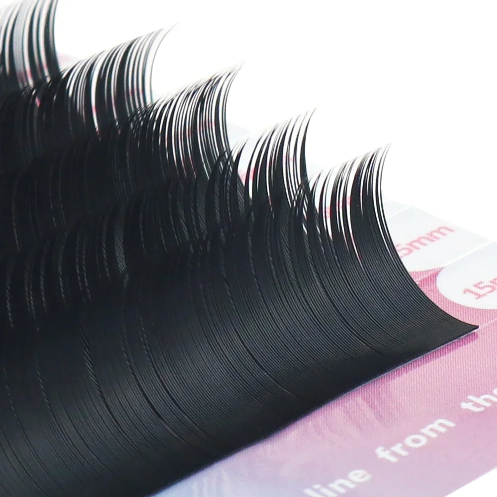Extensions Cils Individuels ANNAFRIS Korean PBT 8-25mm – Matte Naturel Faux Vison | Fournitures Lashes Professionnel