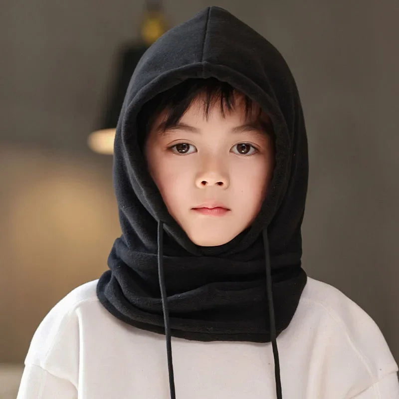 Cagoule Polaire Enfant - Masque, Tour de Cou & Bonnet 3-en-1 Hiver