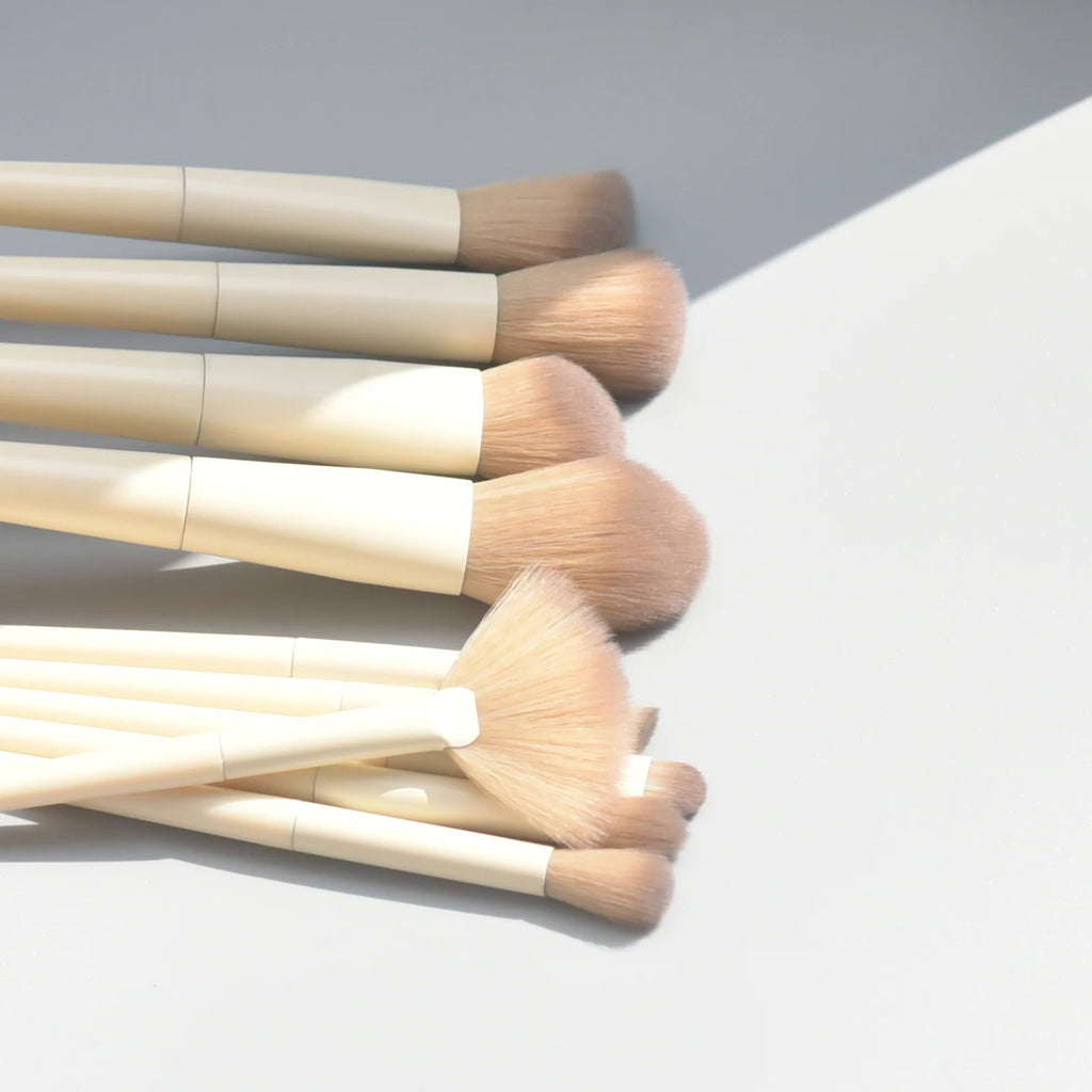 Set de Pinceaux Maquillage Ultra-Doux – Fard à Paupières, Fond de Teint, Poudre & Blush | Femme