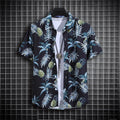 Herren Polohemd Sommer bedruckt Kurzarm leicht Stehkragen – Strand Freizeit Top Trend | Elegante Herrenmode