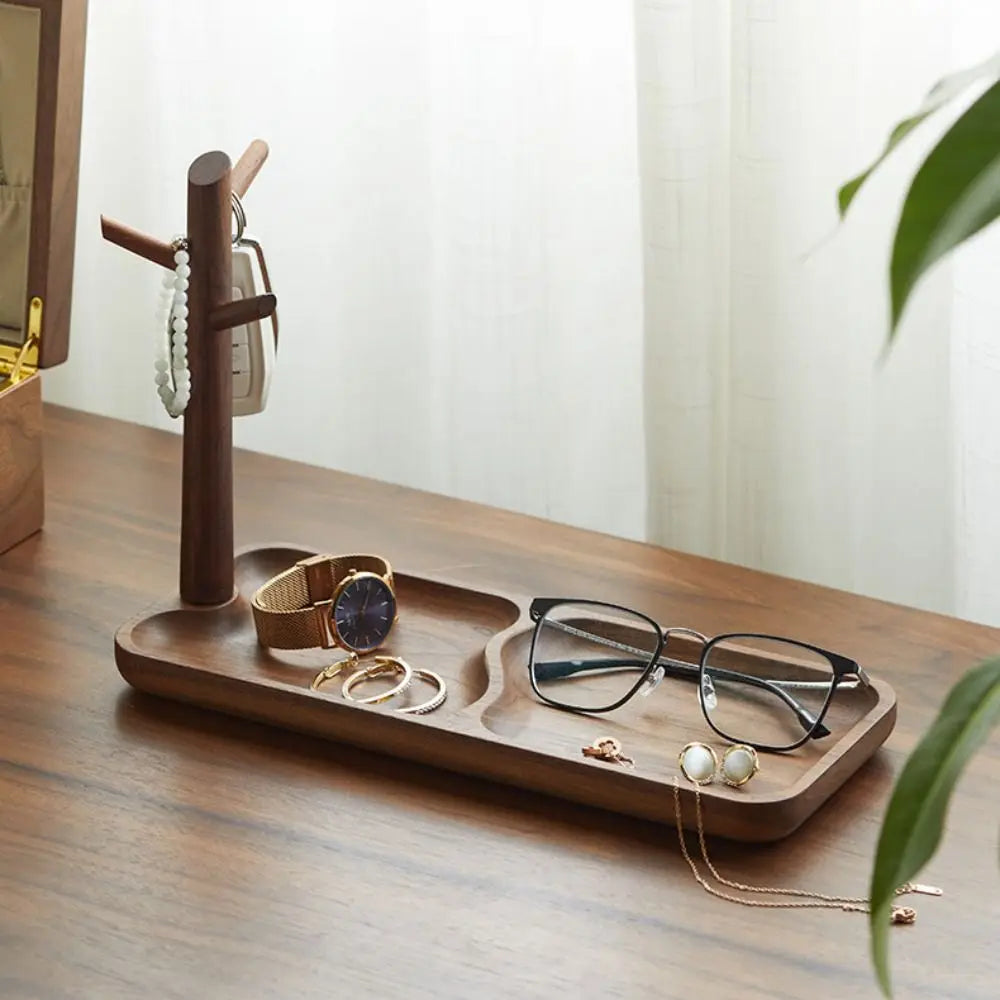 Rack Bois Branche Naturel Mugs & Bijoux – Organisateur Bureau Plateau Déco Maison