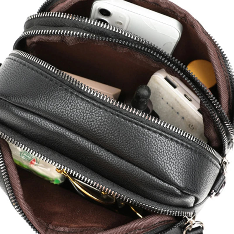 Sac à Main Femme Cuir Luxe – Pochette Bandoulière Élégante Mode Tendance