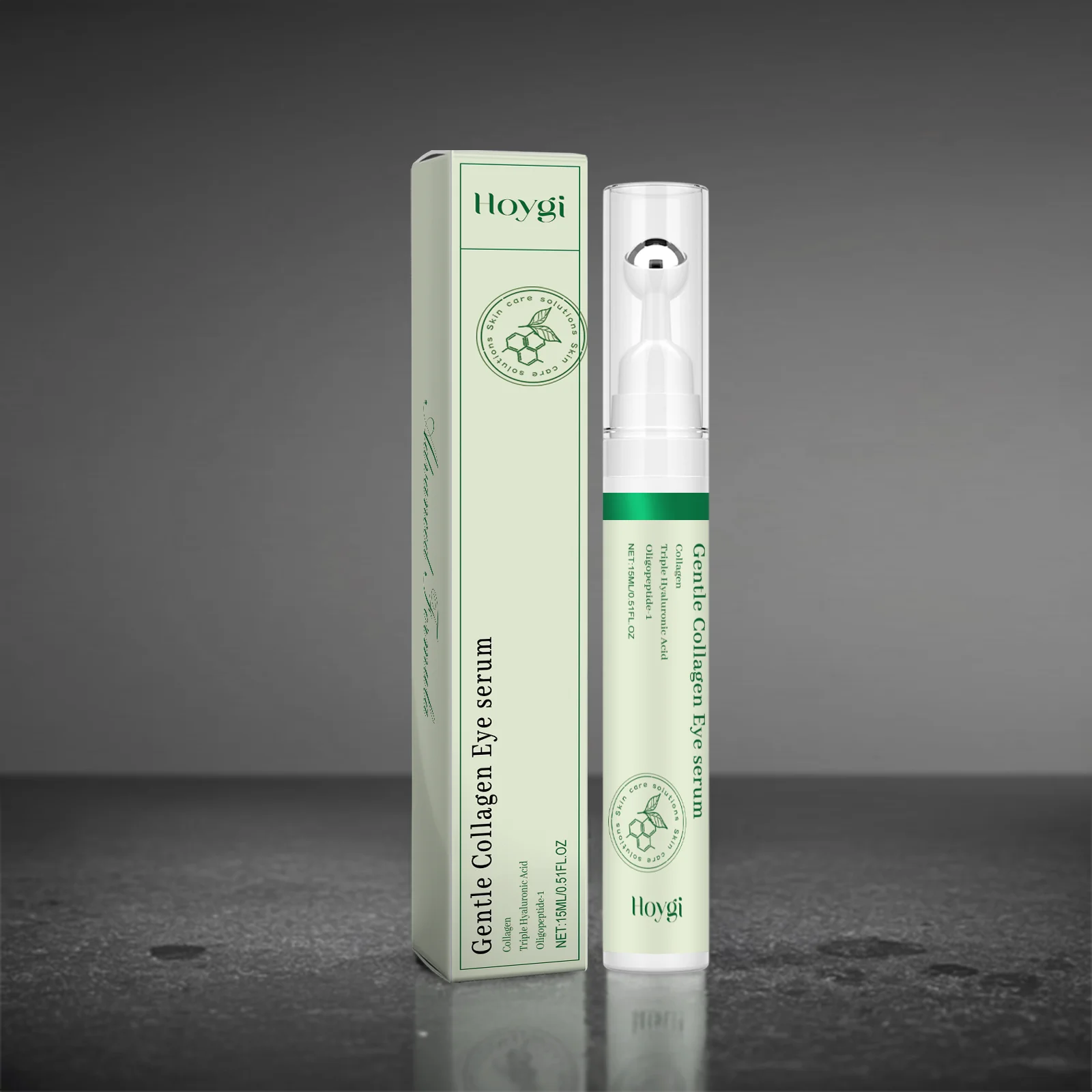 Sérum Contour des Yeux Collagène – Anti-Cernes Poches Gonflements Liftant Hydratant Roller