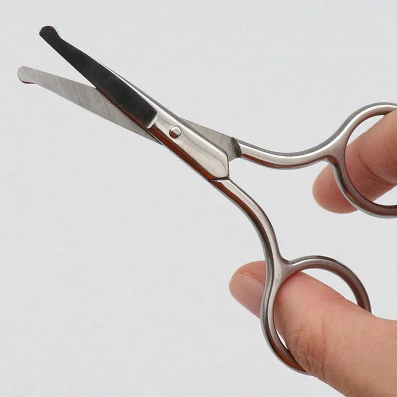 Ciseaux Maquillage Style Européen 9CM – Inox Professionnel | Sourcils, Poils de Nez & Manucure