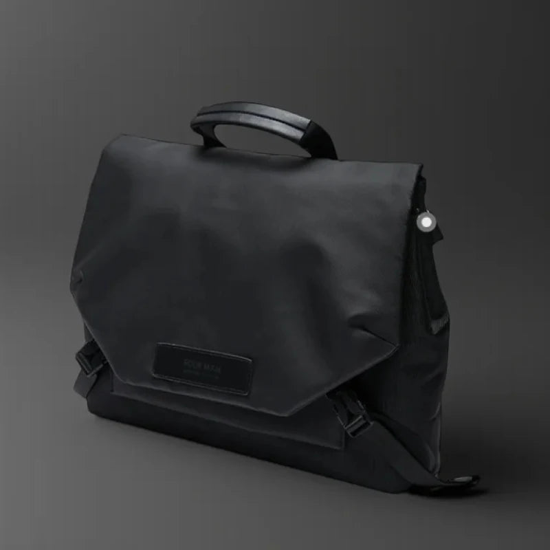 Sac Messenger Homme Laptop Imperméable – Sacoche Business Crossbody Grande Capacité Vélo École