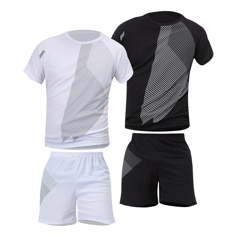 Ensemble Sport Homme Séchage Rapide Grande Taille T-Shirt + Short Lot 2/4/6 Pièces Loisirs Running Fitness Casual Ado – Pack Sport Économique | Mode Homme Sport Premium