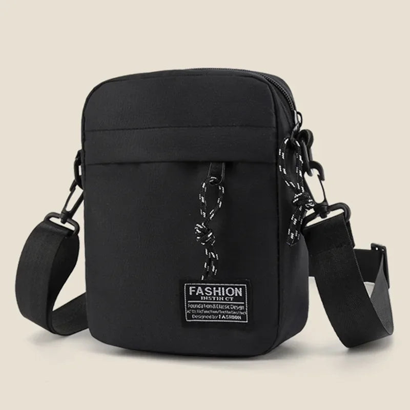 Petit Sac Carré Oxford Unisexe – Sacoche Bandoulière Crossbody Casual Homme Femme