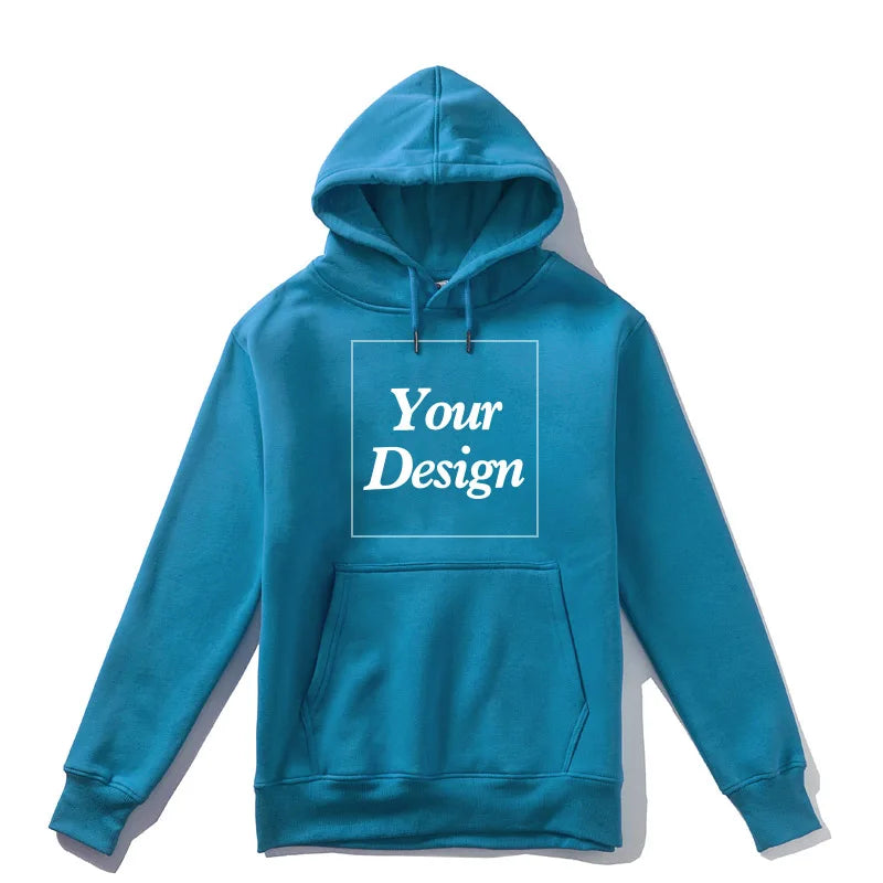 Sweat à Capuche Unisexe Coton Premium 350gsm Personnalisable Photo Texte Logo Polaire Épaisse Chaud Automne Hiver – Hoodie Qualité Supérieure | Mode Tendance