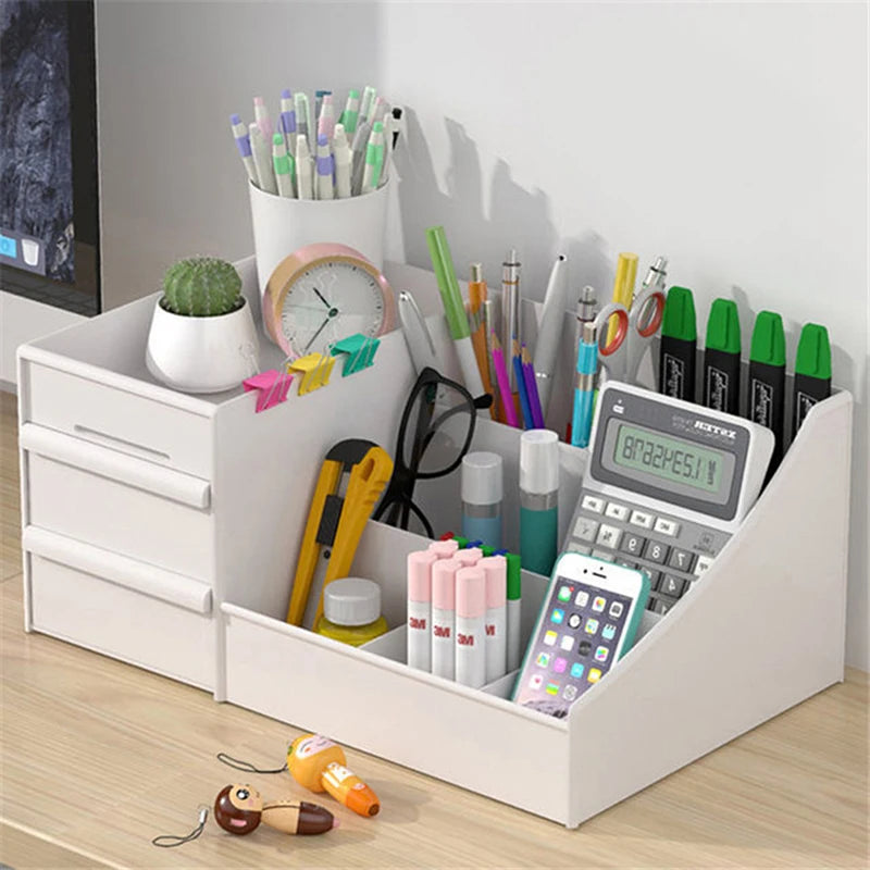 Organisateur Maquillage à Tiroirs - Rangement Pinceaux, Rouges à Lèvres & Soins