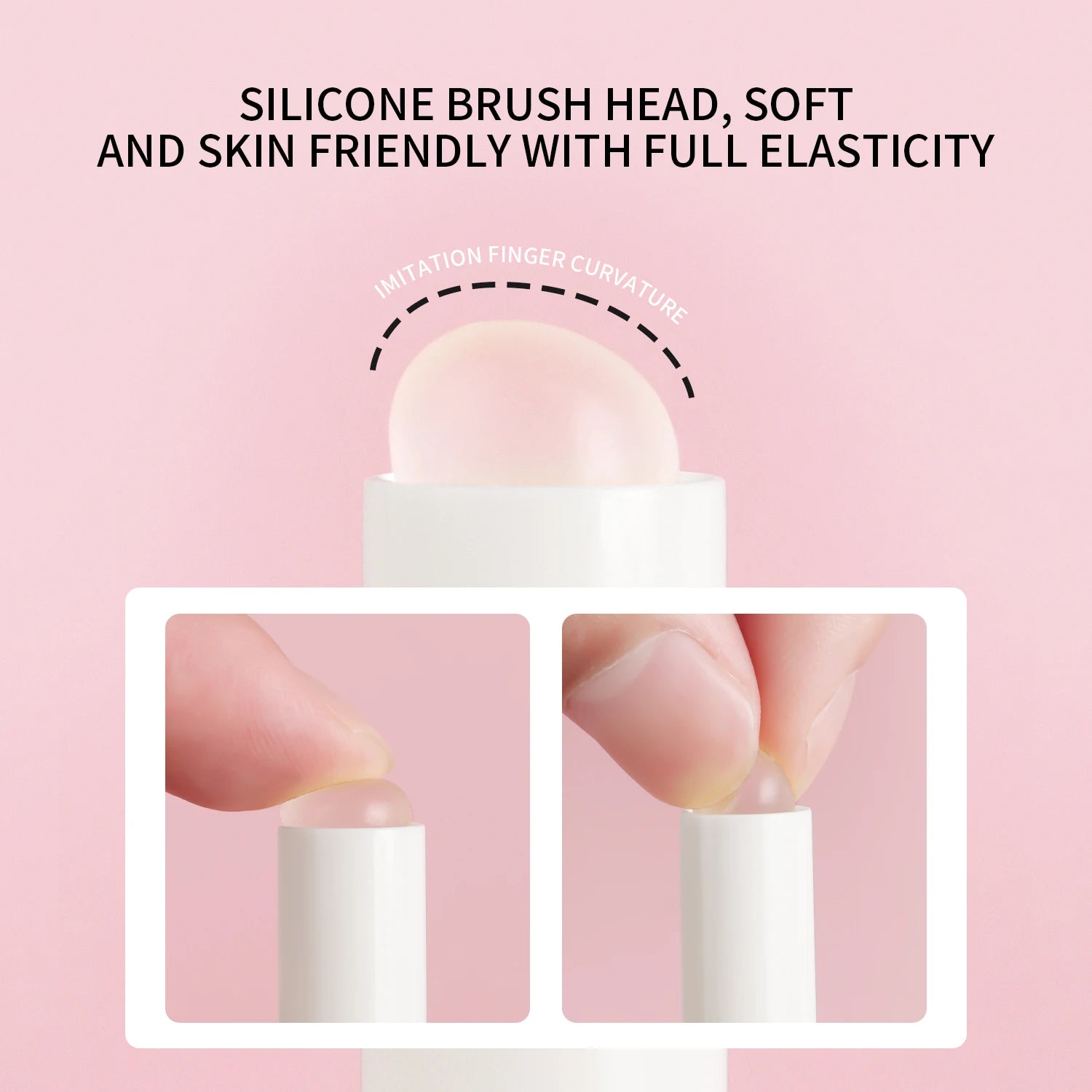 Pinceau à Lèvres Portable Couvert Kawaii – Application Précise Rouge à Lèvres | Outil Maquillage Lèvres