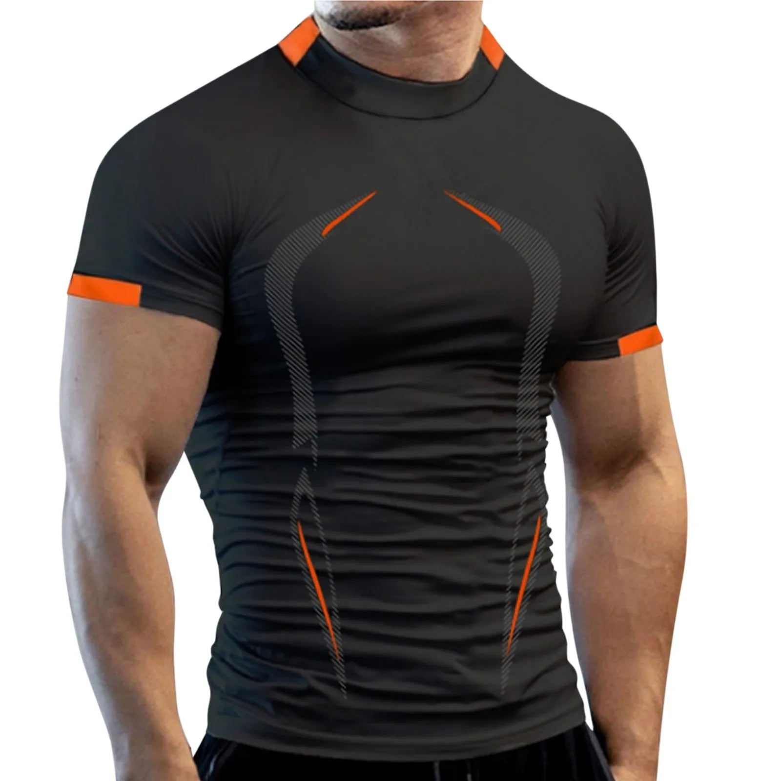 T-Shirt Homme Gym Séchage Rapide Respirant Jogging Training Fitness Running Été Léger Confortable | Tee Shirt Sport Séchage Rapide Premium