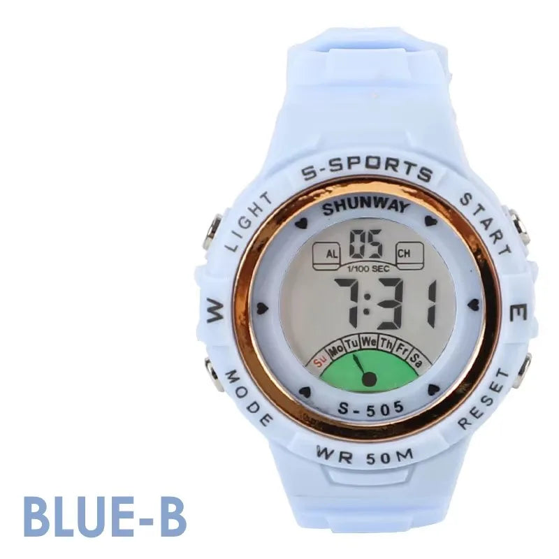 Montre Enfant UTHAI CE02 Quartz Colorée – Fille Garçon Étanche 50M Sport Student