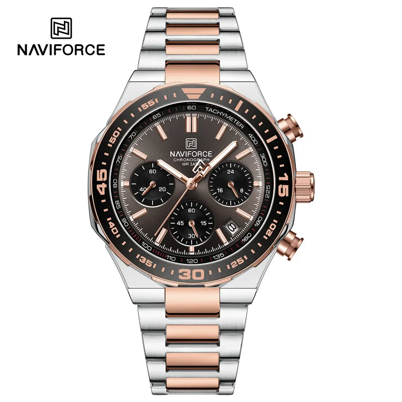Montre Homme Naviforce Business Classique Quartz – Acier Inoxydable Étanche Fashion 2024