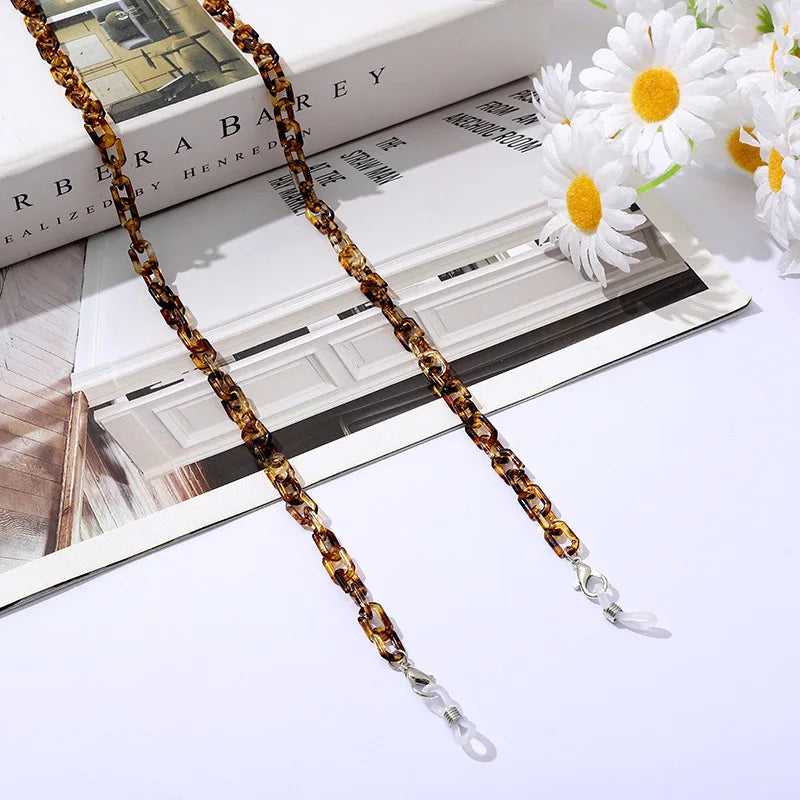 Brillen- und Maskenband aus Acryl – Trendiges Halsband | Unisex für Damen und Herren