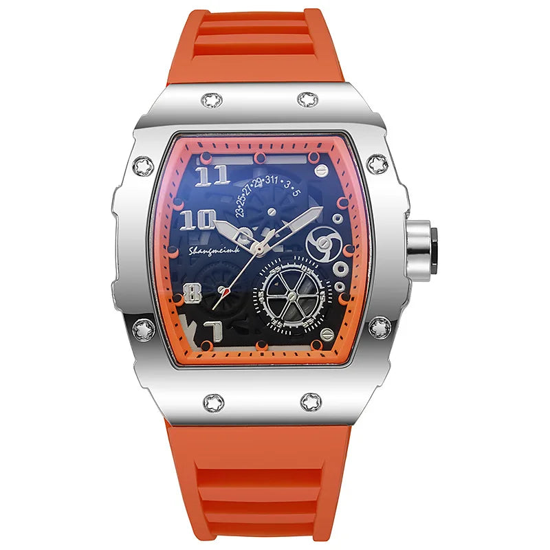 Montre Mixte Silicone Jelly Quartz Fashion Luxe – Casual Tendance Idée Cadeau Homme & Femme