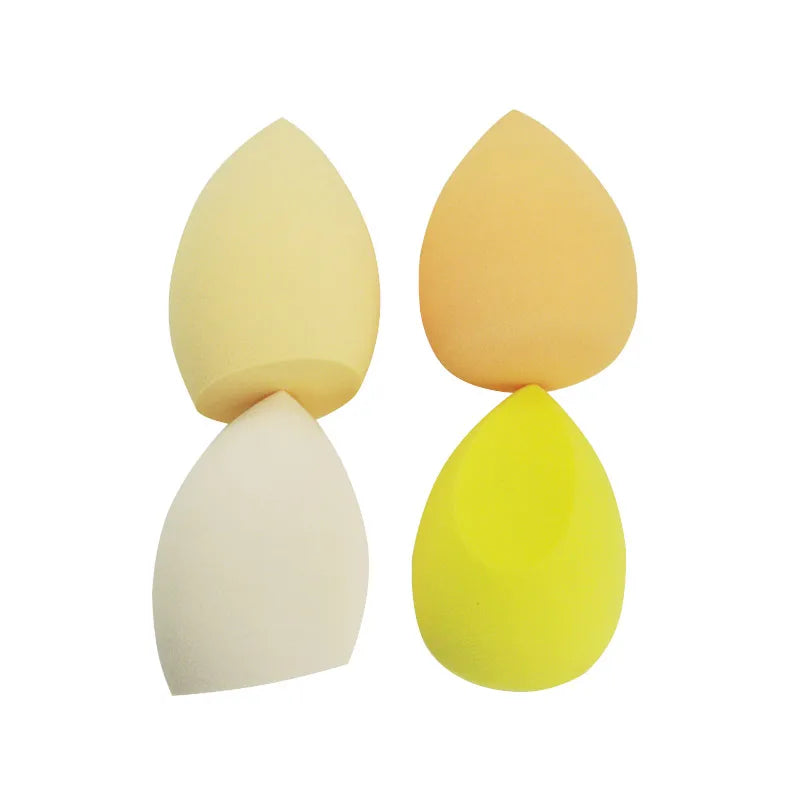 Lot 4 Éponges Maquillage Blender Puff Tendance – Fond de Teint & Poudre | Application Douce & Précise | Accessoire Beauté