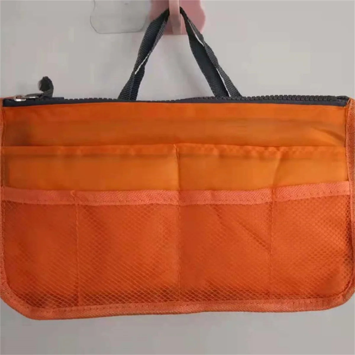 Sac Rangement Bi-Fold Double Zip – Grande Capacité | Organisateur Maquillage & Toilette