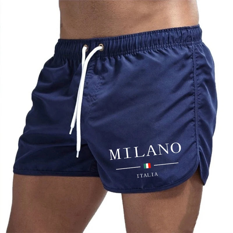 Kurze Herren-Badehose Strand Sommer Bedruckt Urban Schnelltrocknend Leicht Schwimmen Surfen Joggen Lässig Mode Trend – Premium Multifunktions-Boardshorts | Herren-Sommermode Premium