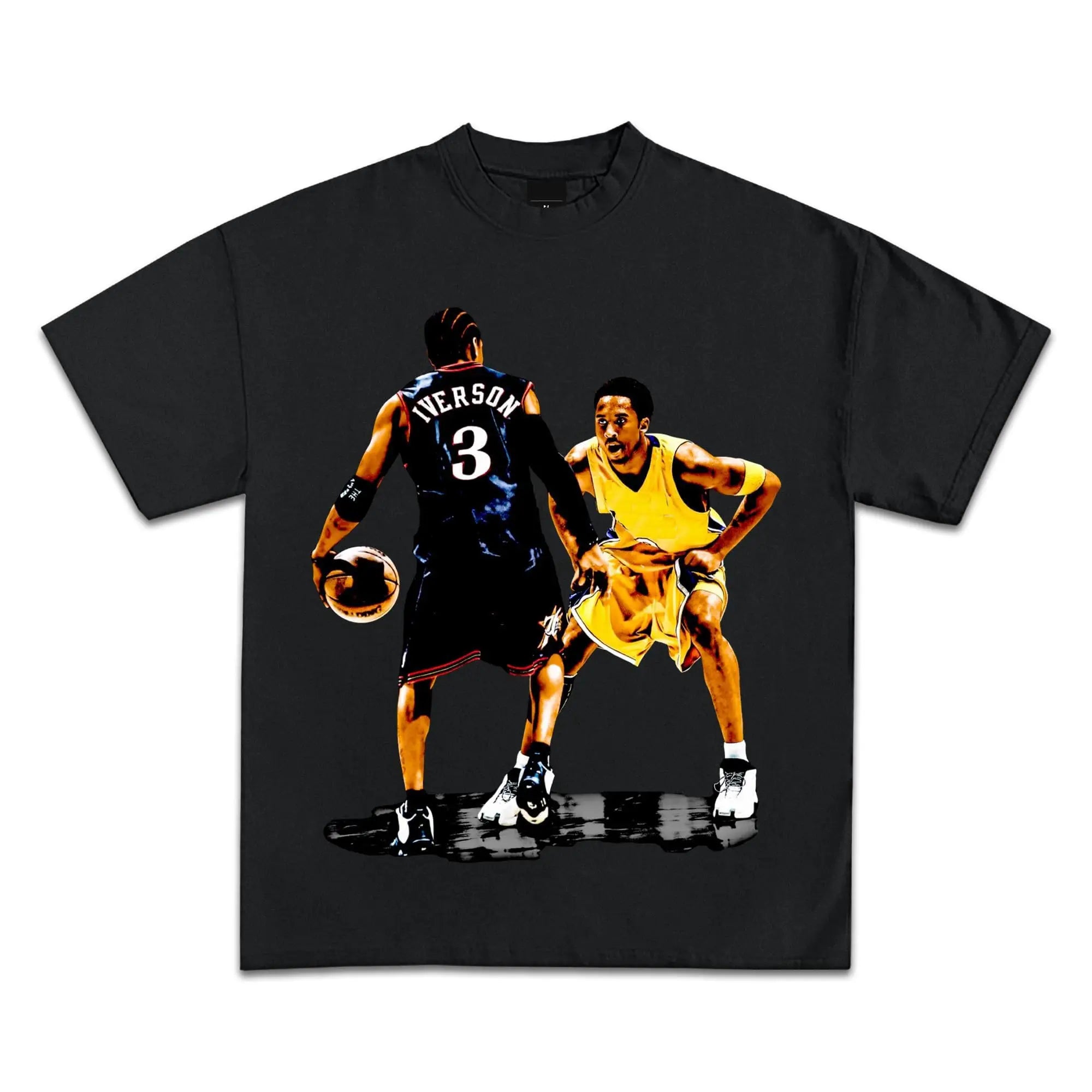 T-Shirt Homme Graphic Vintage Pop Culture Rap Américain Basketball Streetwear Hip-Hop Y2K Manches Courtes | Tee Shirt Streetwear Premium