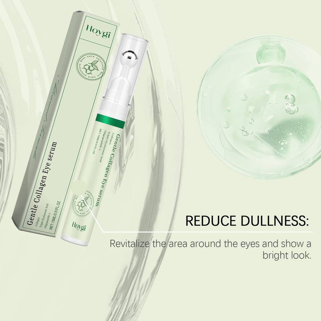 Sérum Contour des Yeux Collagène – Anti-Cernes Poches Gonflements Liftant Hydratant Roller