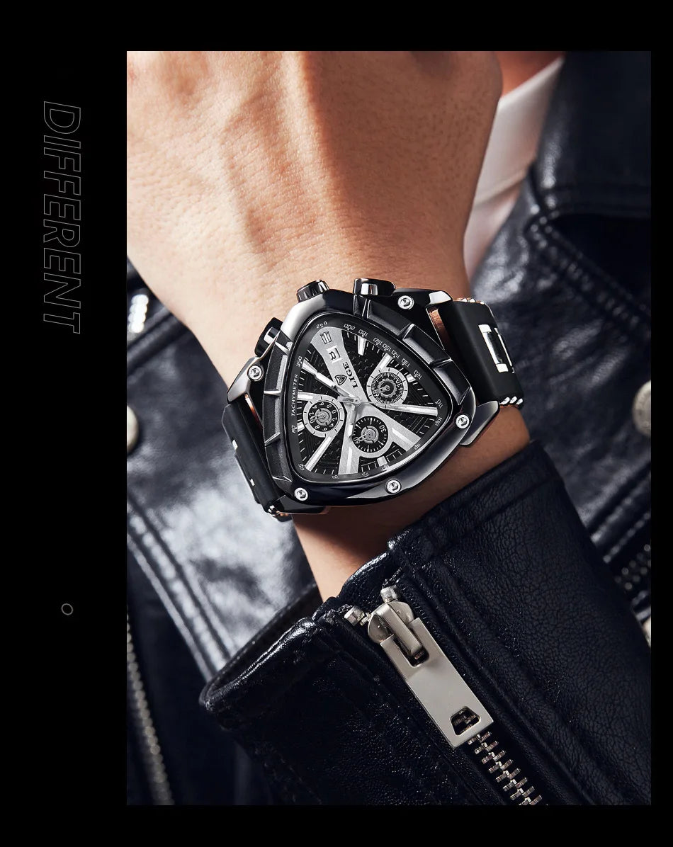 Herrenuhr LIGE Chronograph Militär Sport Armbanduhr Quarz Wasserdicht Luxus Trendig | LIGE Chronograph Militär Premium-Uhr