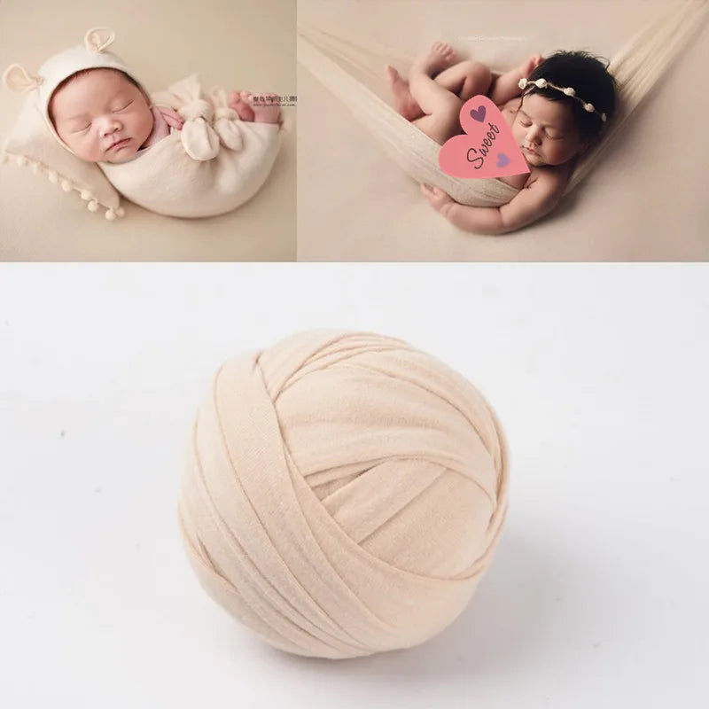 Neugeborenen-Fotostudio-Hintergrund 150x170cm – Stretchstoff Wickel-Accessoire Baby-Shooting