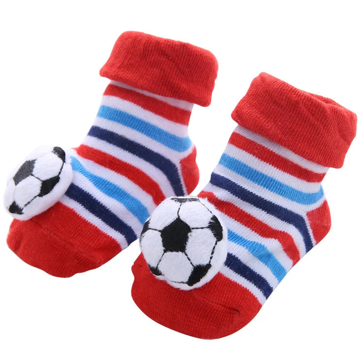 Chaussettes Bébé Unisexe Motifs Animaux Cartoon – Antidérapantes Nouveau-Né Toddler Cadeau Naissance