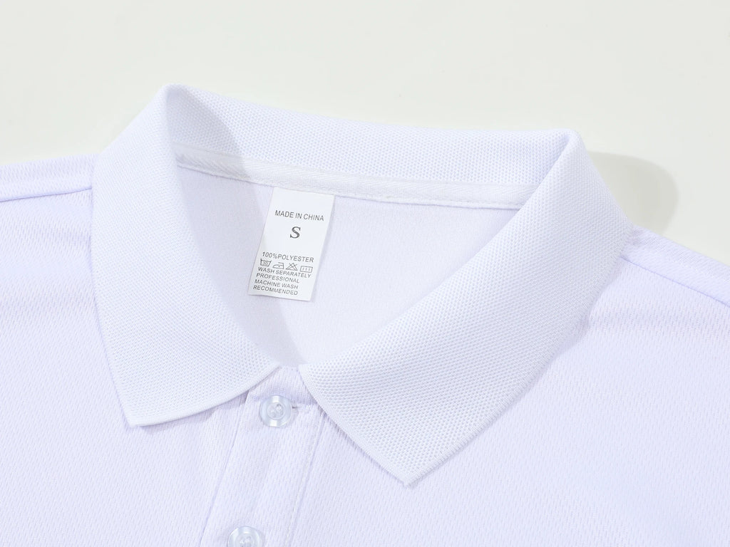 Polo Sport Homme Ultra-Léger Séchage Rapide – Couleur Unie & Anti-Transpiration | Fitness, Gym & Running | Respirant